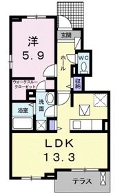 ピエナ Ⅱの間取り画像