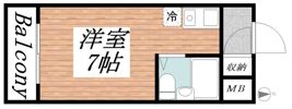 リッチライフ伊川谷Ⅰの間取り画像