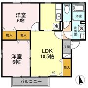 グレース富士見 Aの間取り画像