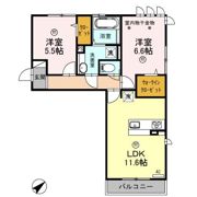 ﾛｲｼﾞｪﾝﾄﾊﾟｰｸｽ ﾚｲｸﾀｳﾝ Ⅲ Hの間取り画像