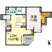 アヴァンス豊島 Bの間取り画像
