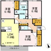 エス・ブロードFの間取り画像