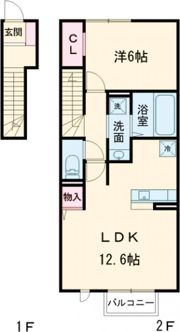 Rose Gardenの間取り画像
