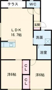 kohaku oneの間取り画像