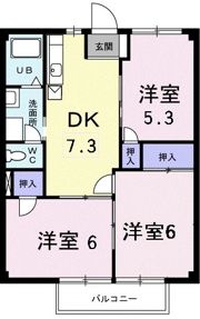 ニューシティ嶋根Aの間取り画像
