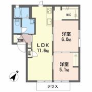 コートリブエールAの間取り画像