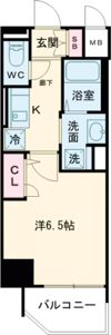プレサンス三宮フラワーロードの間取り画像