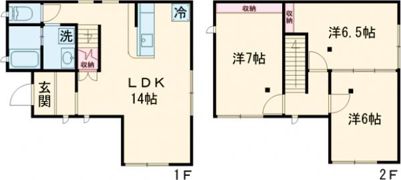 レアルタ楠上Ⅱの間取り画像