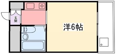 忍町中村コーポの間取り画像