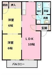 グランデール明見Aの間取り画像