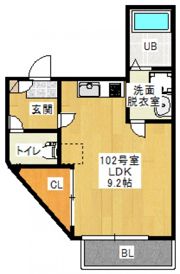 GRANDTIC COZY青崎（グランティックコージー青崎）の間取り画像