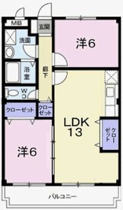 アネックスイーストの間取り画像