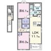 ウィンクルムAの間取り画像