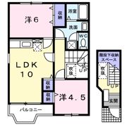 パルティールAの間取り画像