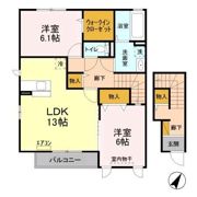 ボヌール Aの間取り画像