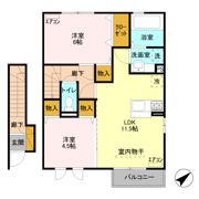 グレイスガーデン 椿の間取り画像