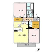 ローズコート 和田 Bの間取り画像