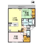 パイン コートの間取り画像