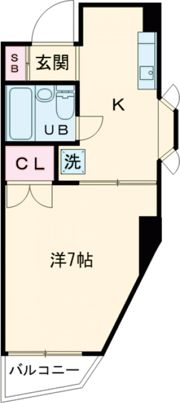 第23クリスタルマンションの間取り画像