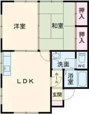 関本ハイツの間取り画像