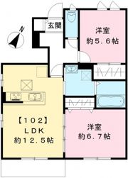 中山南五番街 C棟の間取り画像