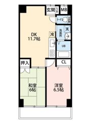 シャルマン鶴見市場の間取り画像