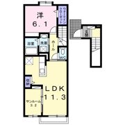 野々山Bの間取り画像