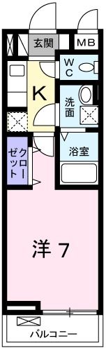 メゾンサンライズの間取り画像