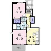 モン アンテリユール小式原Gの間取り画像