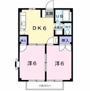 サンライフイナバの間取り画像