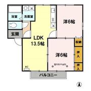 クレール一ツ森の間取り画像