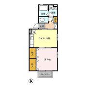 リビングタウン金池 Bの間取り画像