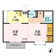 メゾンセントポーリアの間取り画像