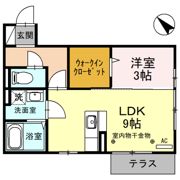 リビングタウン小松参番館 Aの間取り画像