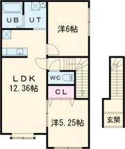 ラルージュコートの間取り画像