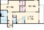 Confort yamatoの間取り画像