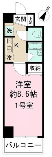 ヴェリーニ東松戸の間取り画像