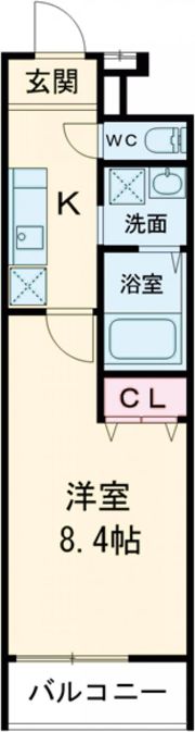 フジパレス平野上町Ⅱ番館の間取り画像