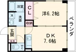 シンフォニィ駅前中央の間取り画像