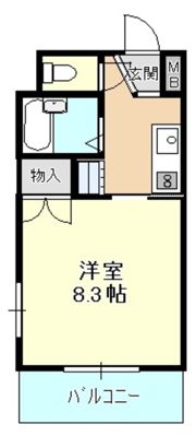 メルヴェーユ小幡Ⅱの間取り画像