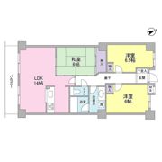ベルジュヴァーンの間取り画像
