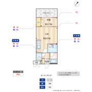 アトリオフラッツ高宮の間取り画像