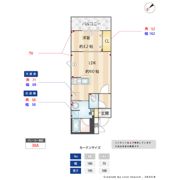 アトリオフラッツ高宮の間取り画像