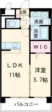 サンスクエアⅡの間取り画像