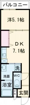 フジパレス浜寺サウスⅡ番館の間取り画像