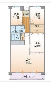 ホレストの間取り画像
