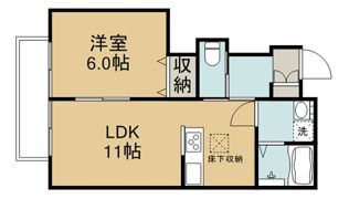 ShinyVilla道上の間取り画像