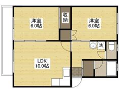 新涯マンションBの間取り画像