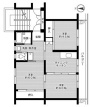 ビレッジハウス新見1号棟の間取り画像