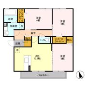 パラシオンの間取り画像